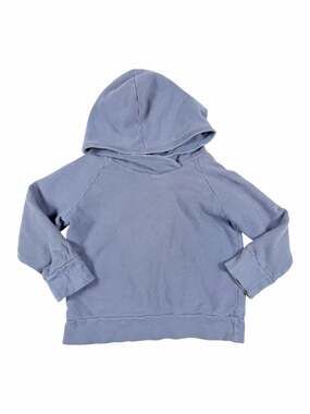 Childhoods Clothing Kids Pullover Hoodie Dusty Blue Raglan Sweatshirt Size 5